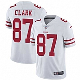 Nike San Francisco 49ers #87 Dwight Clark White NFL Vapor Untouchable Limited Jersey,baseball caps,new era cap wholesale,wholesale hats